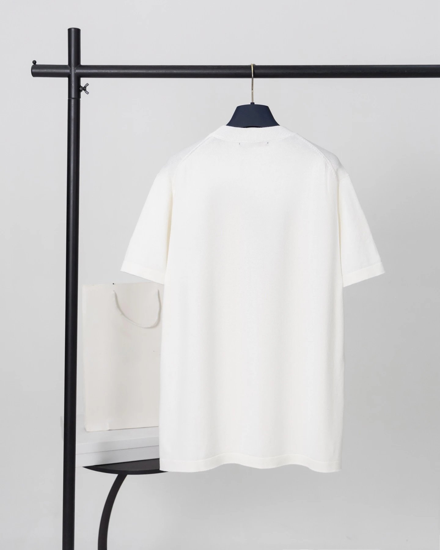 Louis Vuitton x Marcelo Burlon County of Milan Monogram Knit Polo Black / Gray Polo Shirt - 16