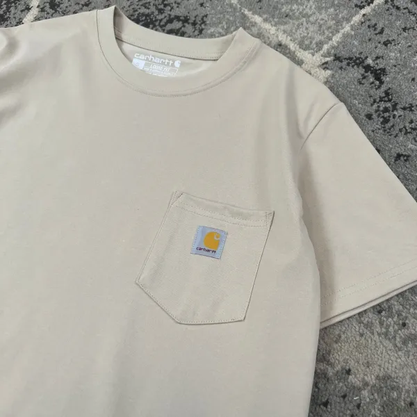 Carhartt Work In Progress Carhartt WIP Pocket T-Shirt Light Blue T-Shirt T-Shirts - 38
