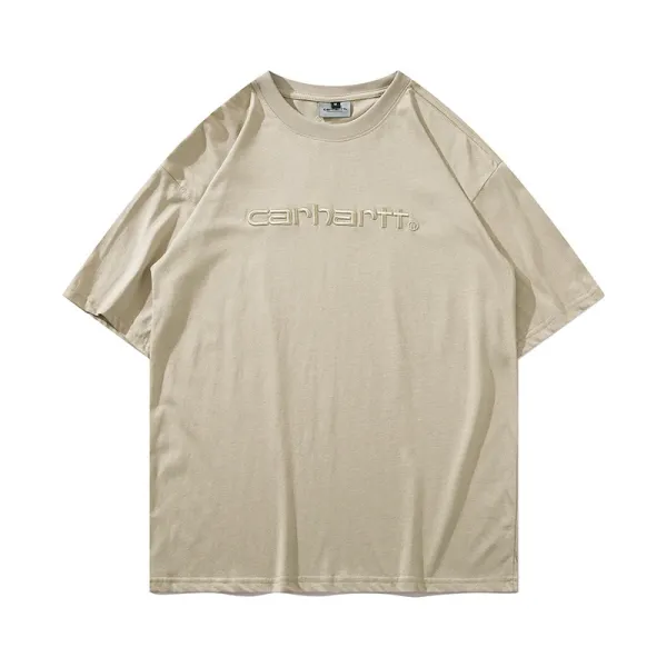 Carhartt Work In Progress Carhartt WIP Arch Logo Navy T-Shirt T-Shirts - 66