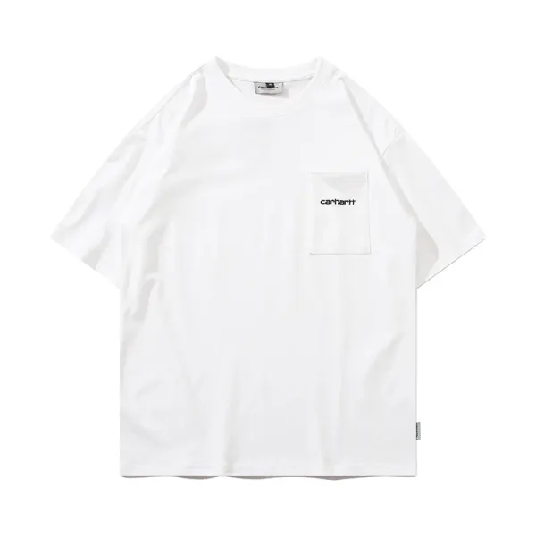 Carhartt Work In Progress Carhartt WIP Arch Logo Navy T-Shirt T-Shirts - 53