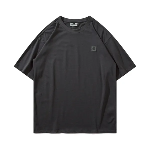 Carhartt Work In Progress Carhartt WIP Arch Logo Navy T-Shirt T-Shirts - 46
