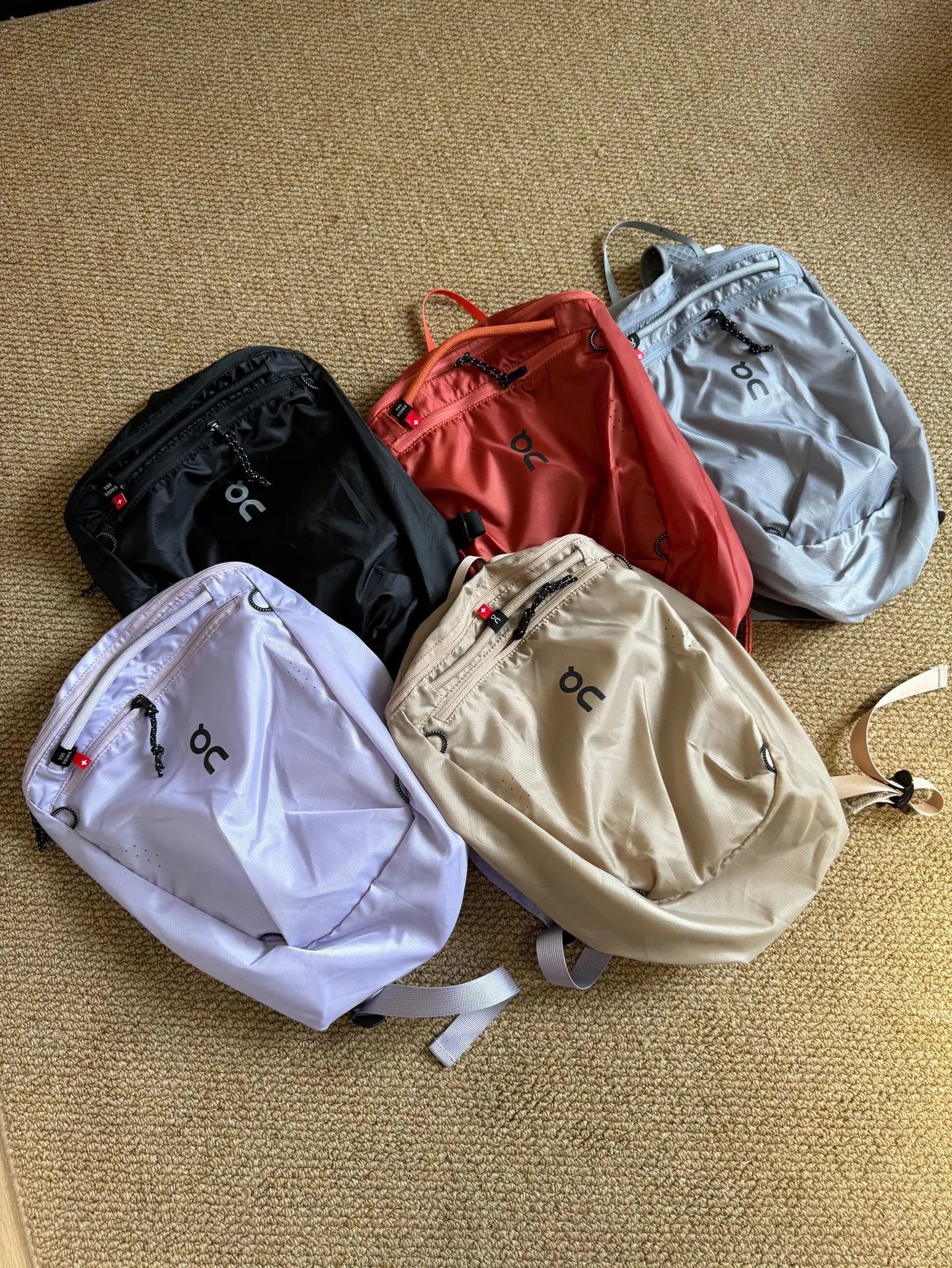 On Running Cloud Backpack Orange Red Backpack - 15