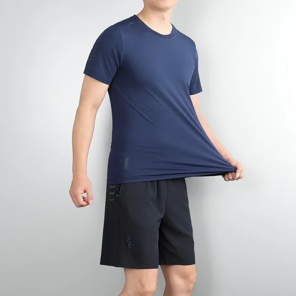 Design Performance T-Shirt and Shorts Set Gray Activewear - 10