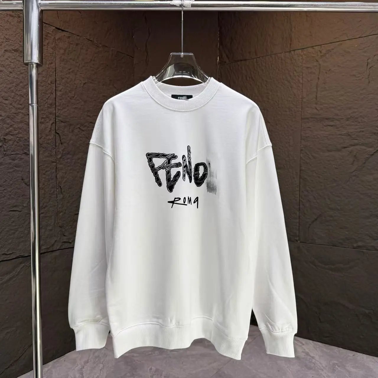 Gucci Logo Print Gray Hoodie - 22