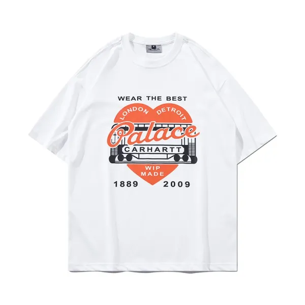 Carhartt Work In Progress Carhartt WIP Arch Logo Navy T-Shirt T-Shirts - 19