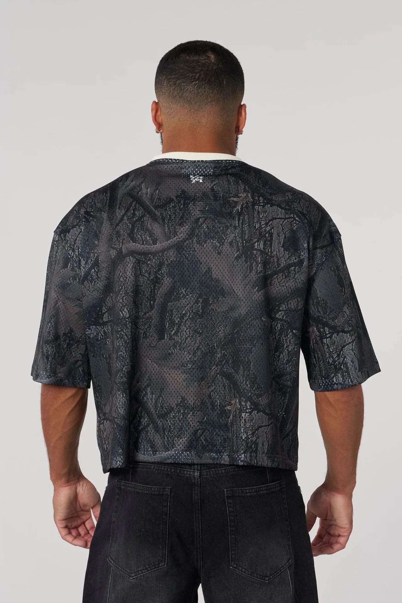 Design YOUNGLA Skull Mesh Jersey Navy Jersey - 17