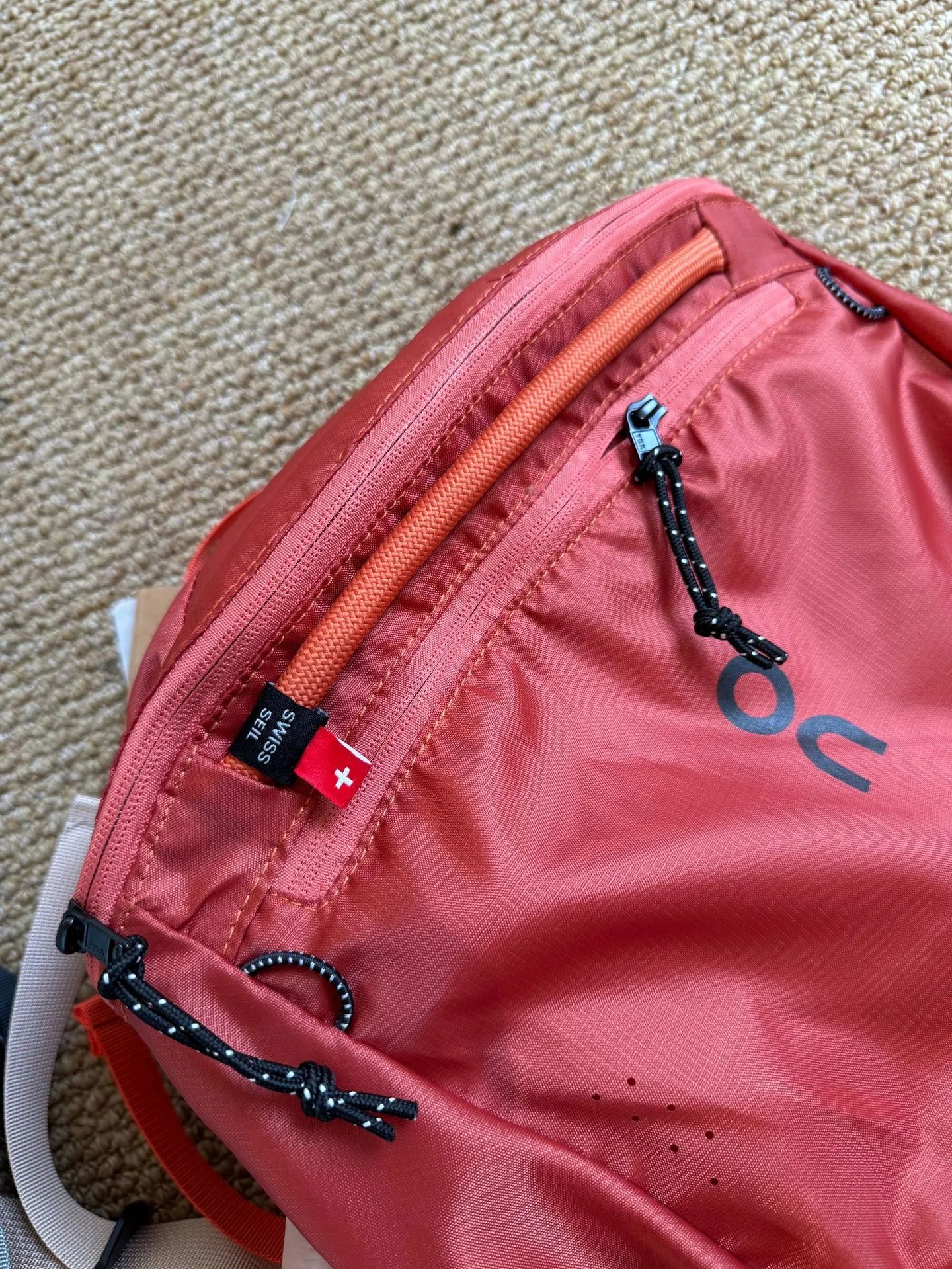 On Running Cloud Backpack Orange Red Backpack - 21