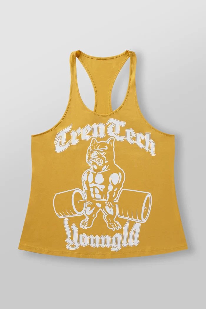 Design TrenTech Youngld Red Racerback Tank Top Vest Top - 16