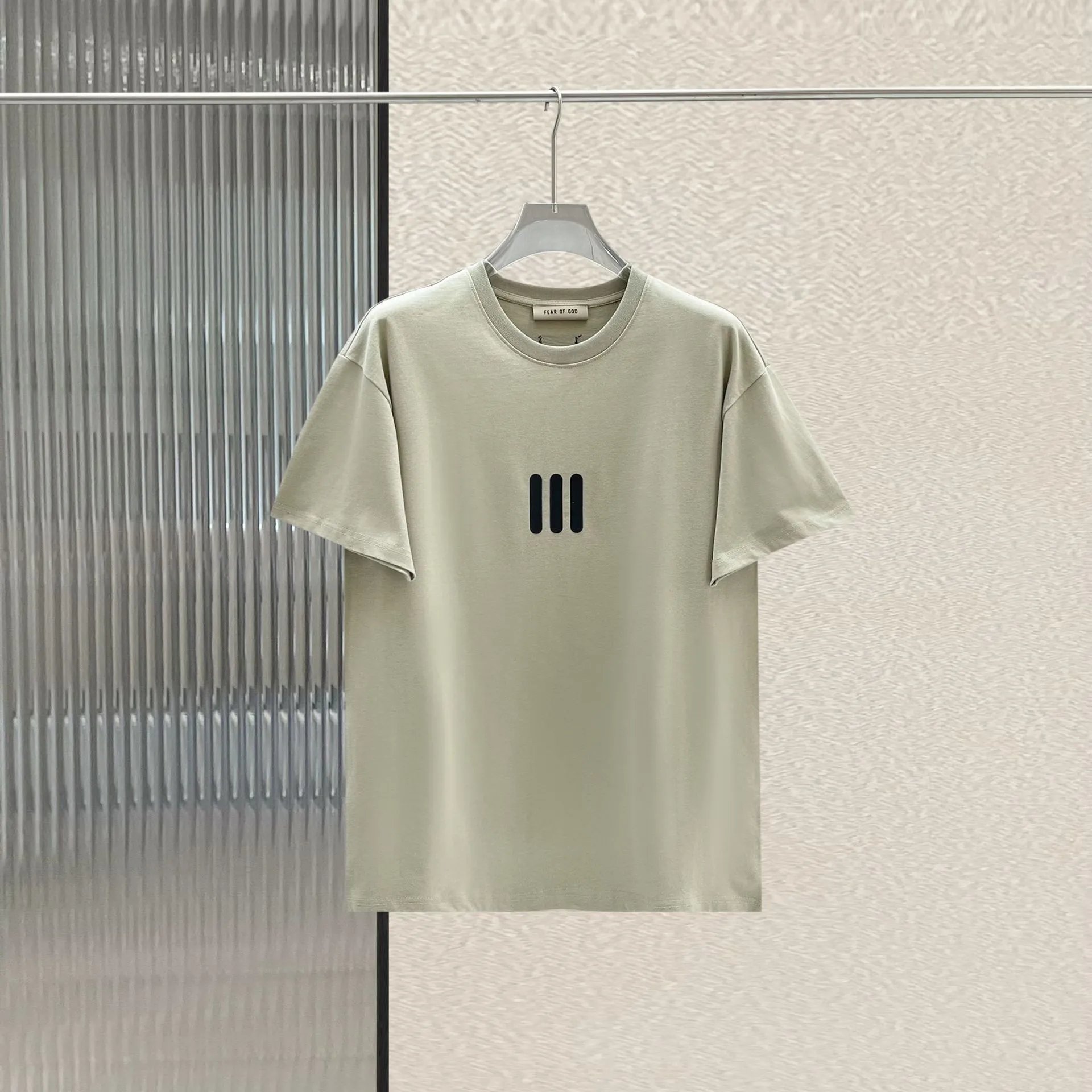 Fear of God Essentials Three-Stripe Shorts Gray - 22