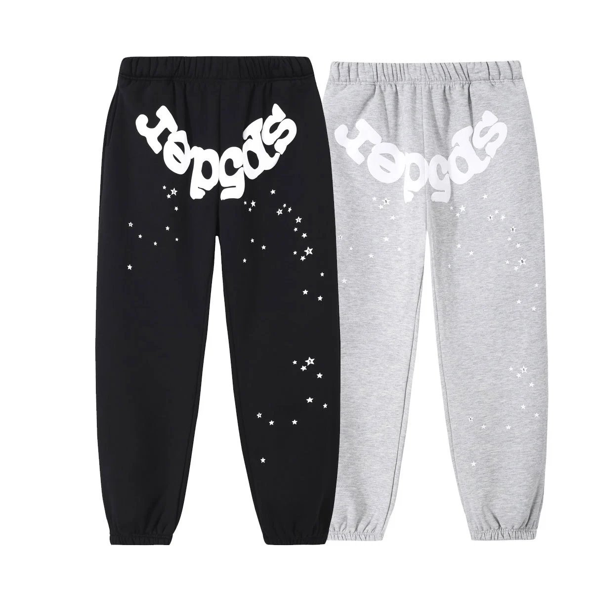 SP5DER Outline Star Black Hoodie - 37
