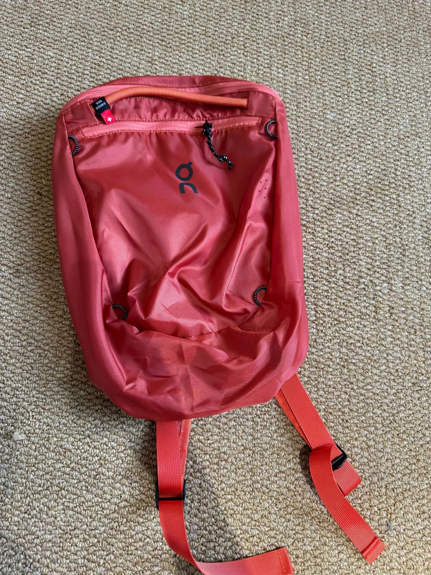 On Running Cloud Backpack Orange Red Backpack - 16