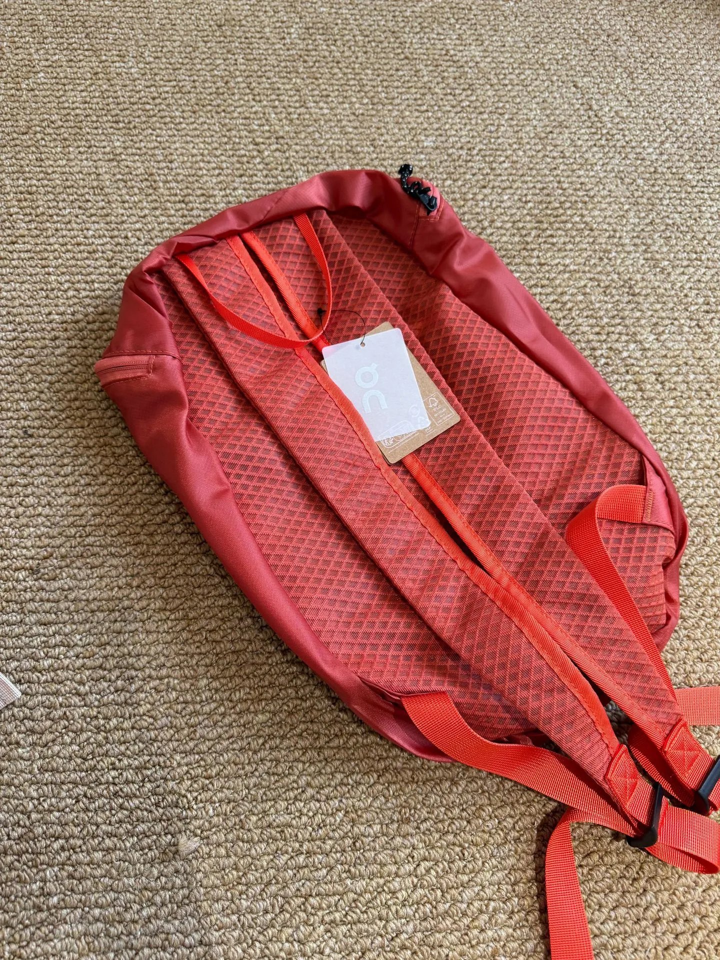 On Running Cloud Backpack Orange Red Backpack - 18