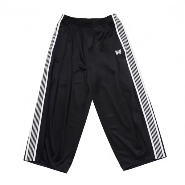 Purple Brand Track Pants Black with Purple Stripes Sweatpants - 11