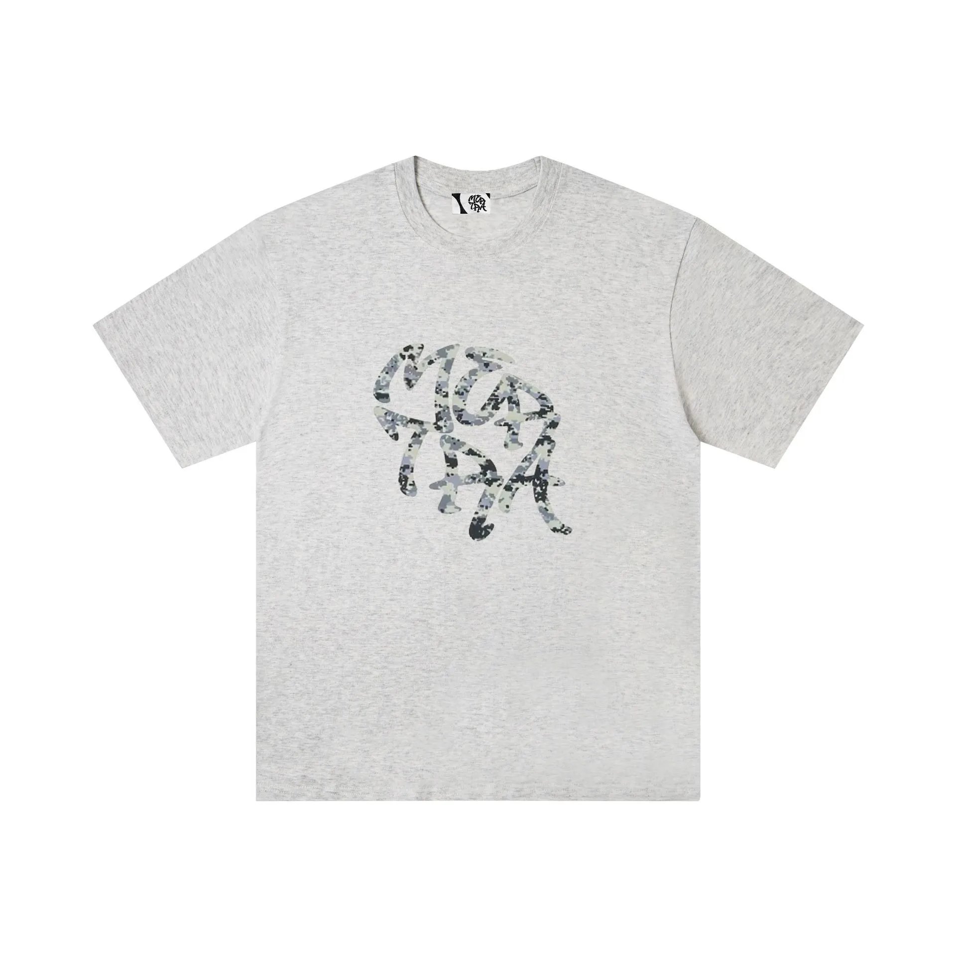 Design Two Characters Graphic Print Black T-Shirt - 26