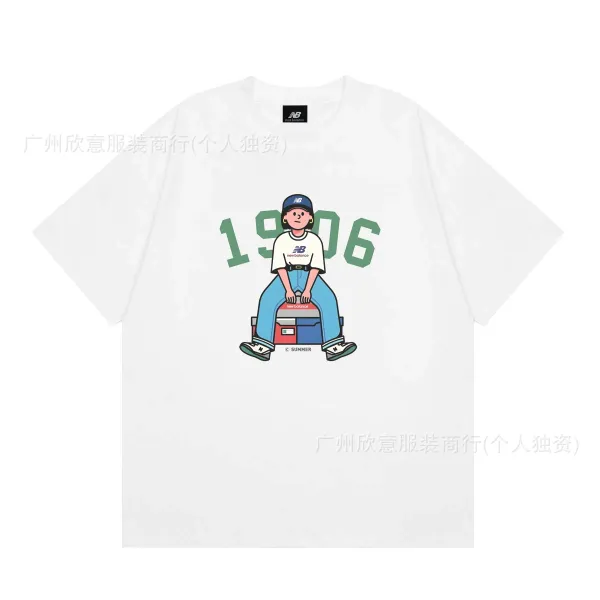 New Balance 1906 Graphic Print White T-Shirt - 1