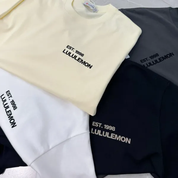 Lululemon Logo Tee White T-Shirt - 14