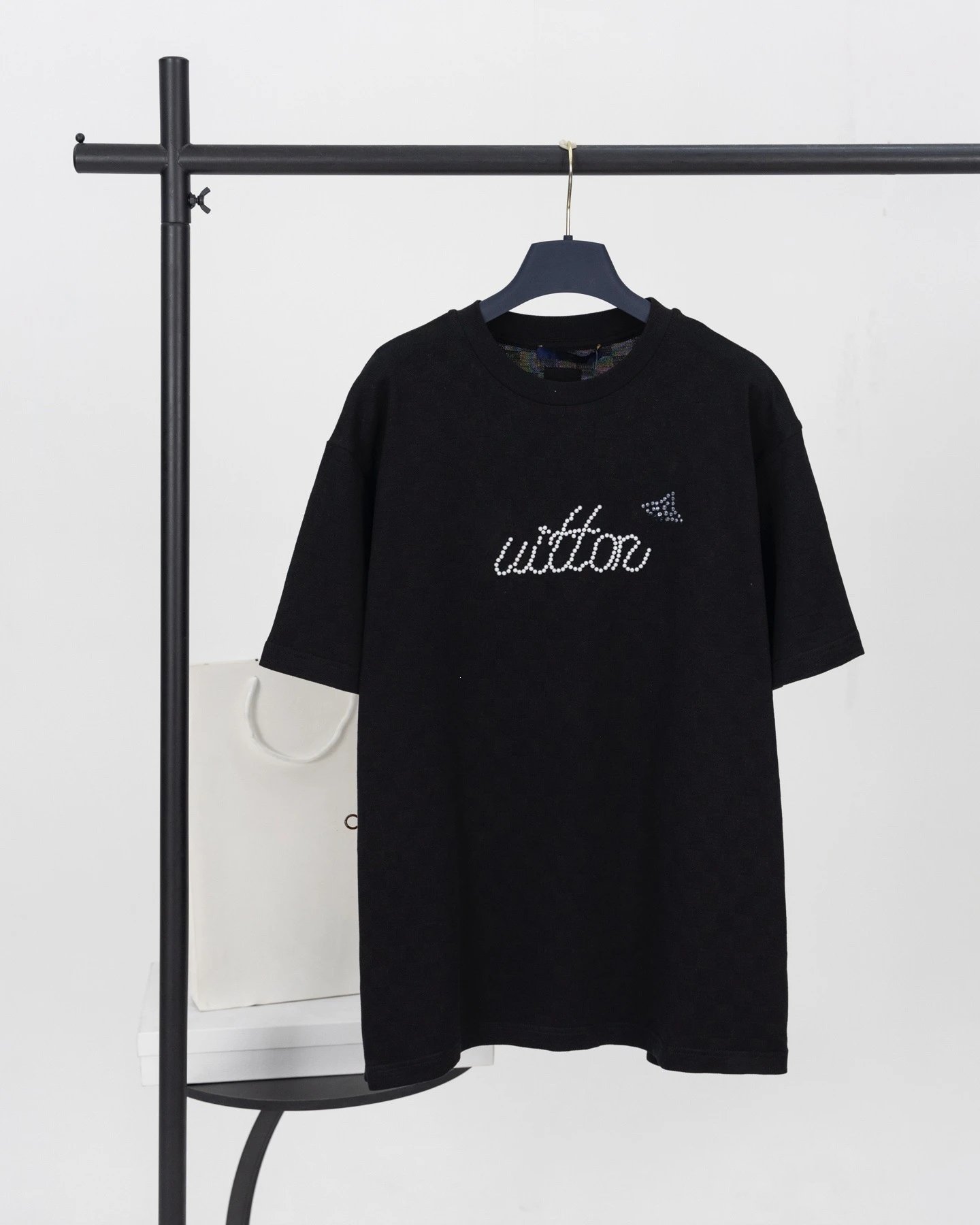 Louis Vuitton x Marcelo Burlon County of Milan Monogram Knit Polo Black / Gray Polo Shirt - 3