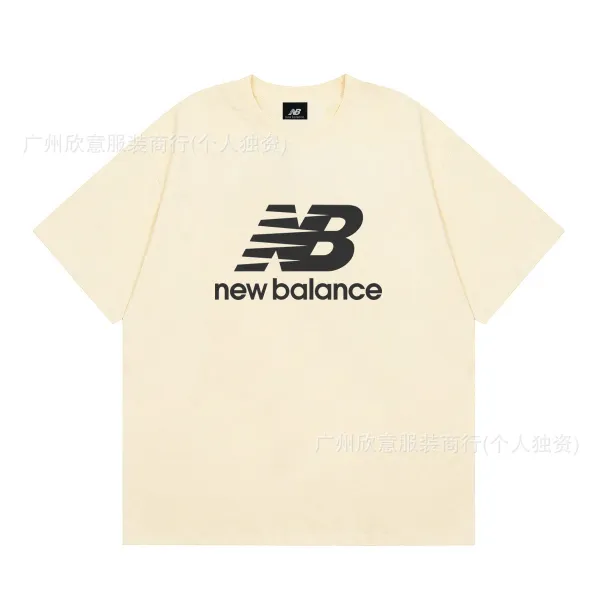 New Balance Logo Graphic T-Shirt Beige T-Shirt - 1
