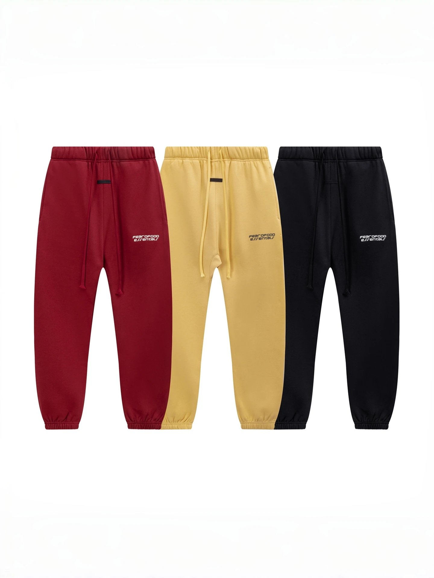 Fear of God Essentials Jogger Pants Mustard Yellow Sweatpants - 5
