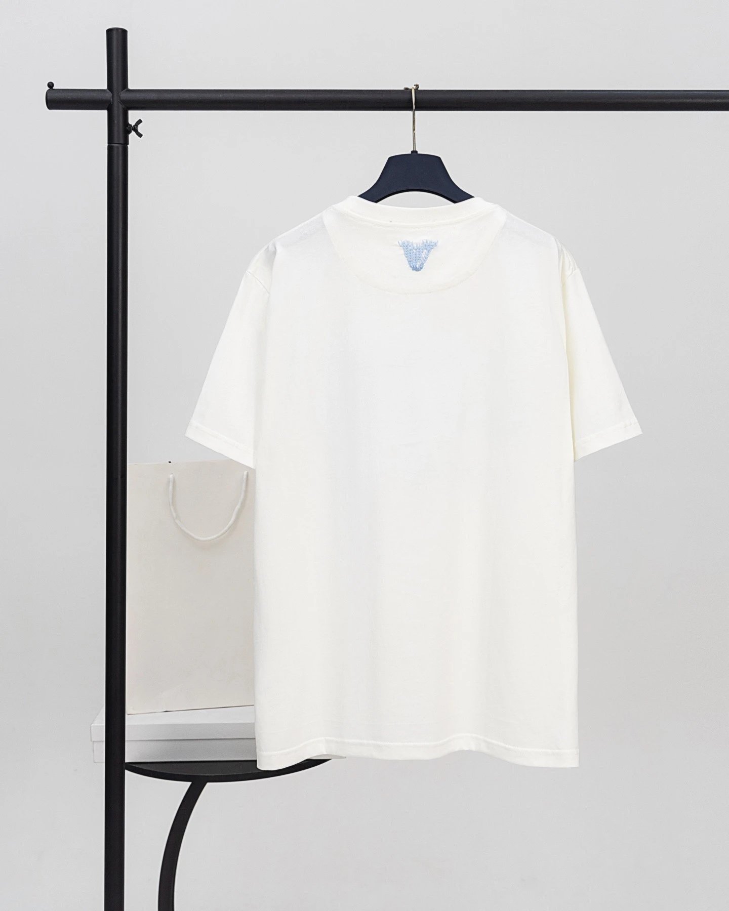 Louis Vuitton x Marcelo Burlon County of Milan Monogram Knit Polo Black / Gray Polo Shirt - 17