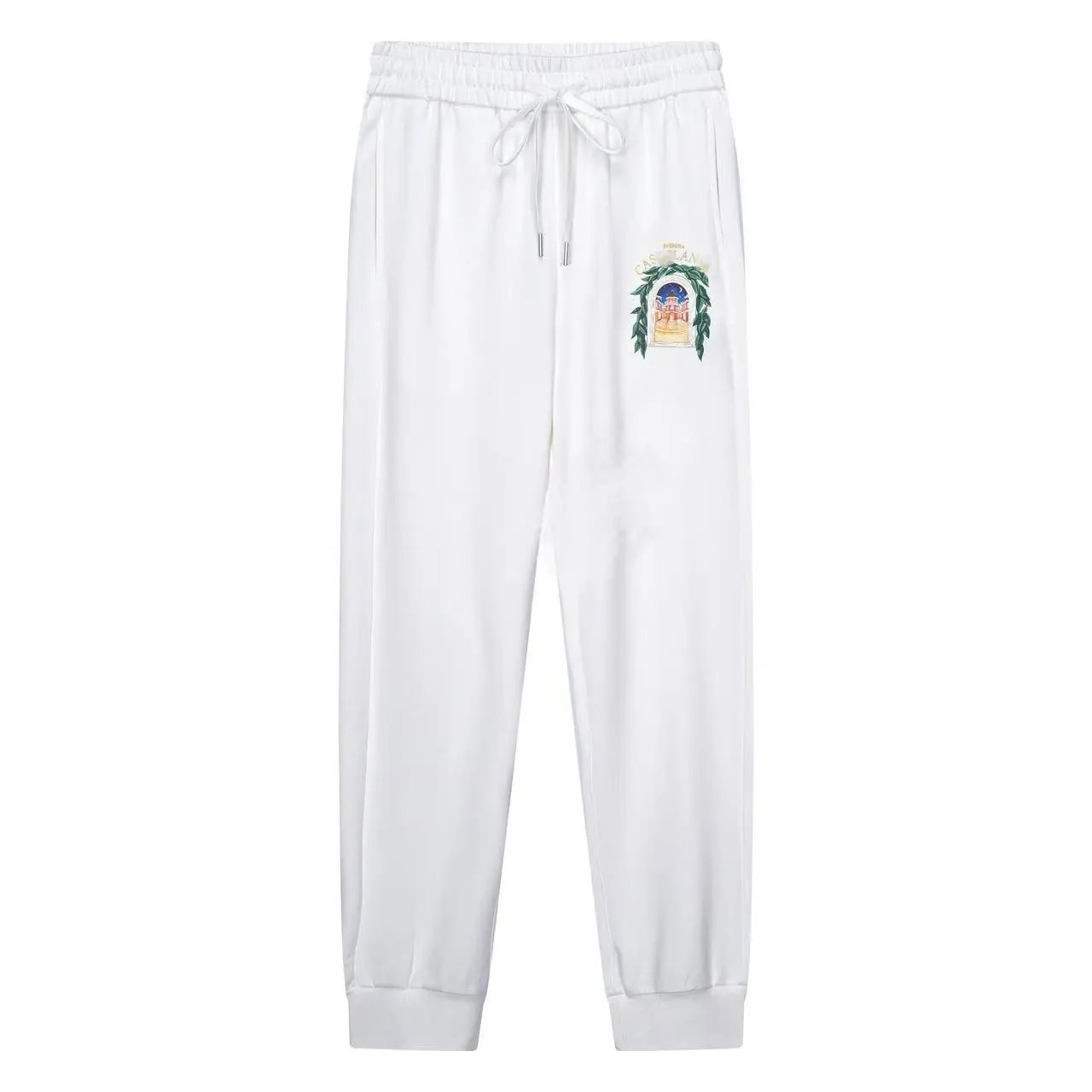 Design Graphic Print Jogger Sweatpants Black - 18
