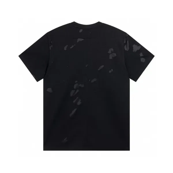 Givenchy Distressed Logo Print White T-Shirt - 7
