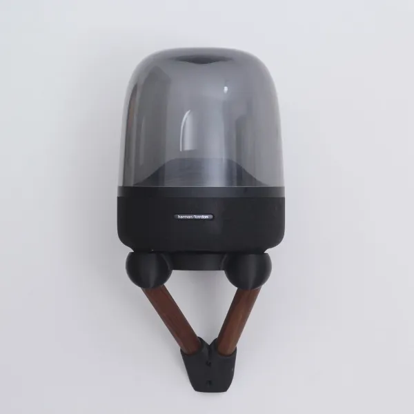 Design Harman Kardon Aura Studio Black Portable Speaker with Wooden Stand Speakers - 1