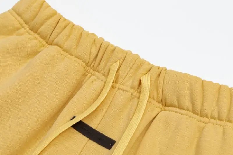 Fear of God Essentials Jogger Pants Mustard Yellow Sweatpants - 14