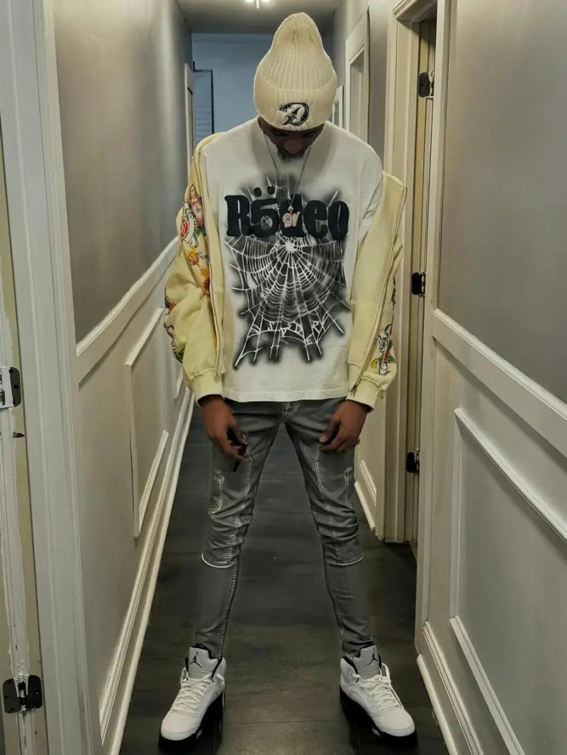 Hellcat Records x Ho99o9 'Miami Eyes' Black Graphic T-Shirt - 15
