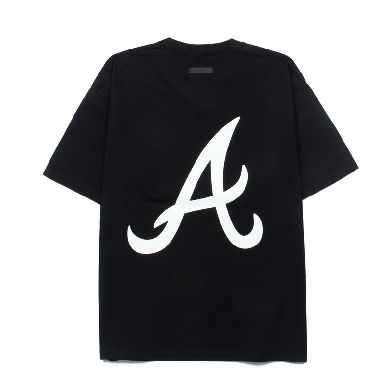 MLB x Essentials Atlanta Essentials Black T-Shirt - 12