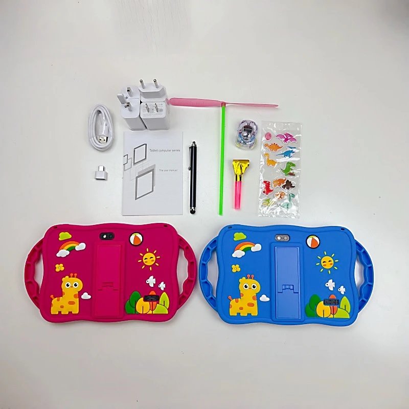 Design Kids Tablet Case with 3D Animal Motifs Pink Phone Accessories - 9