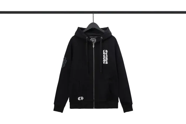 Chrome Hearts x Rick and Morty Control Zip-Up Hoodie Black - 11