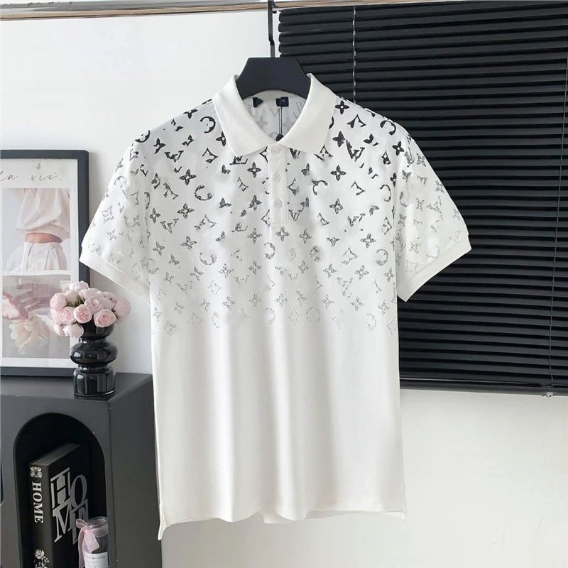 10 L Family Gradient Flap Collar POLO Shirt