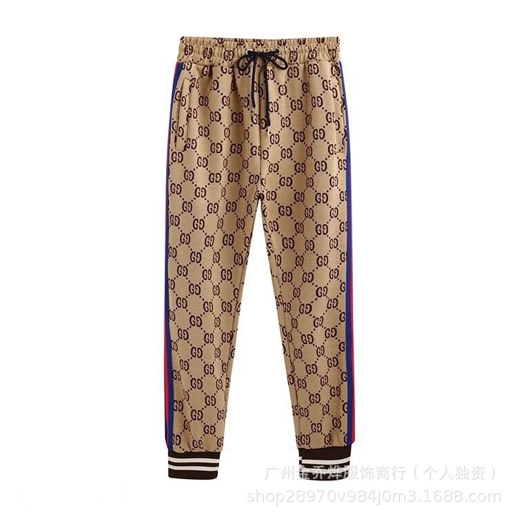 Gucci GG Monogram Track Jacket Navy Blue Outerwear - 9