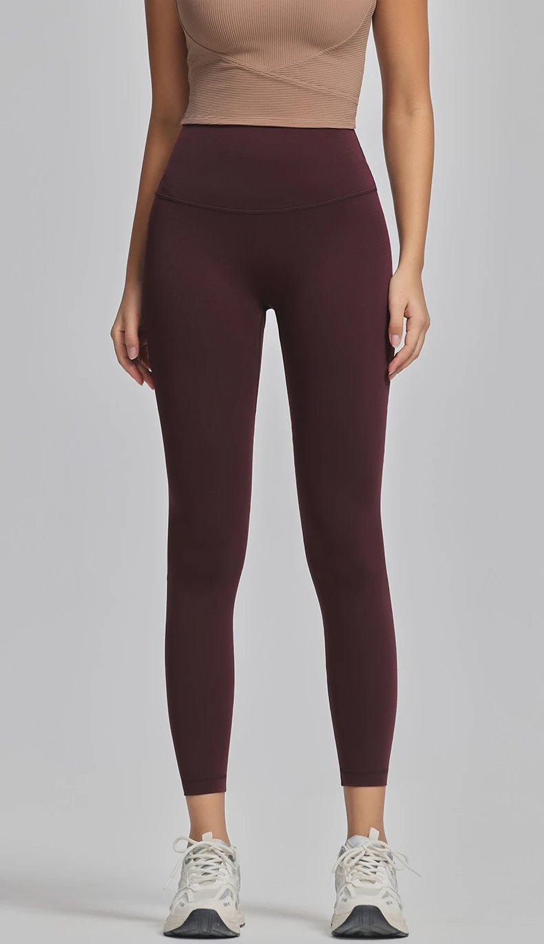 Alo High-Waisted Seamless Leggings Charcoal Gray Leggings - 32