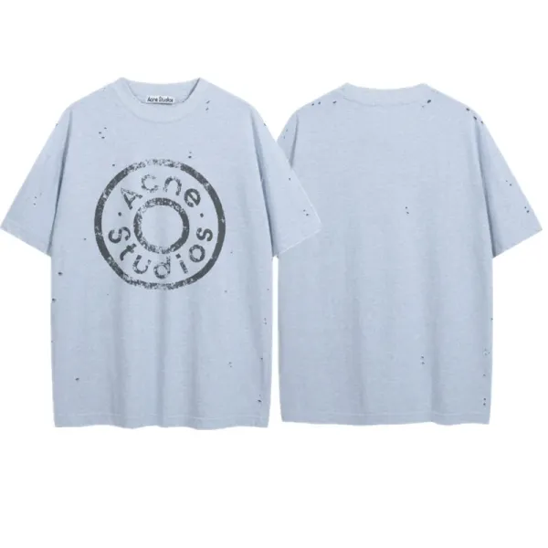 Acne Studios Stockholm 1996 Distressed Pink T-Shirt - 20