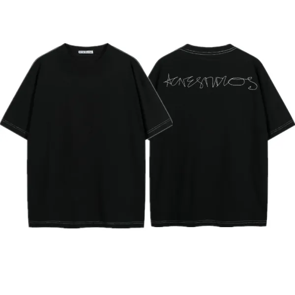 Acne Studios Stockholm 1996 Distressed Pink T-Shirt - 28
