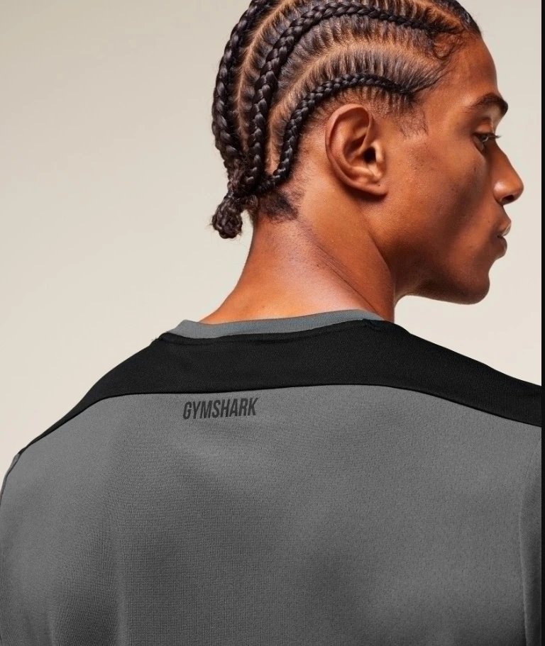 Gymshark Apex Performance T-Shirt Charcoal Gray Activewear - 4