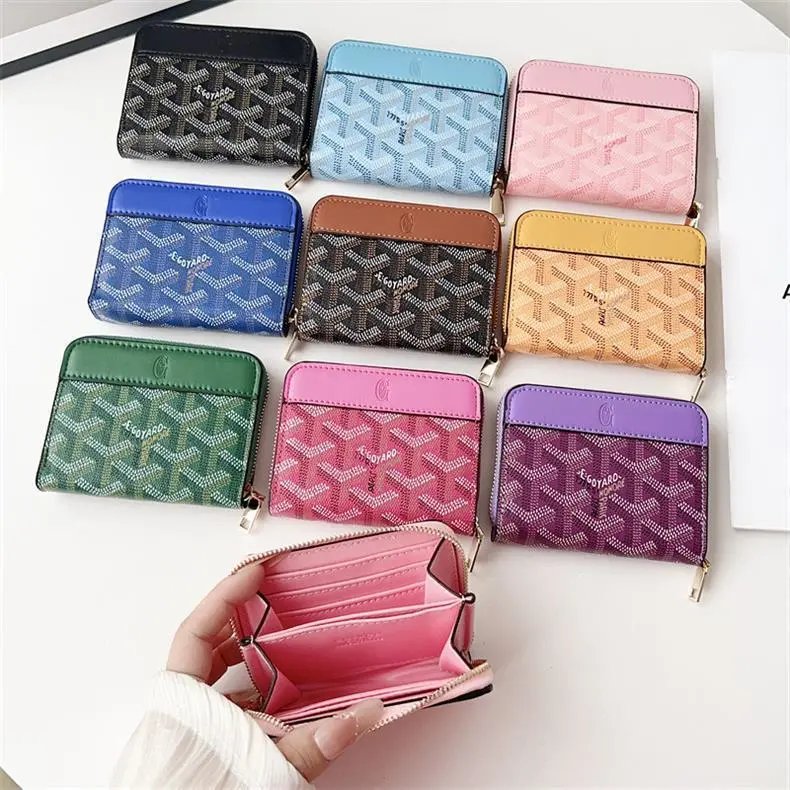 Goyard Saint Louis Mini Wallet Purple Short Wallet - 12