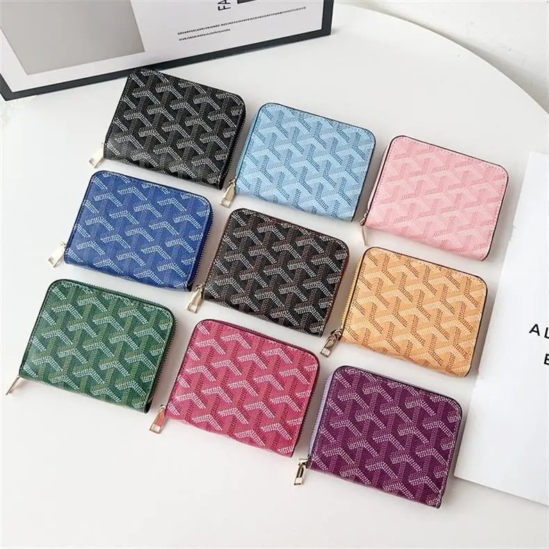 Goyard Saint Louis Mini Wallet Purple Short Wallet - 13