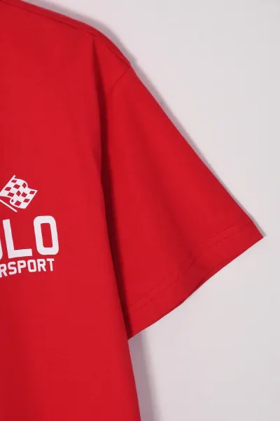 Polo Ralph Lauren Motorsport Graphic T-Shirt Navy - 5