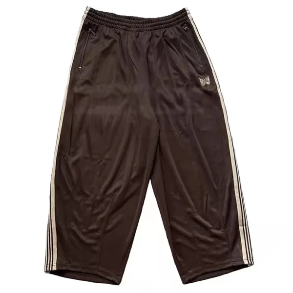 Purple Brand Track Pants Black with Purple Stripes Sweatpants - 32