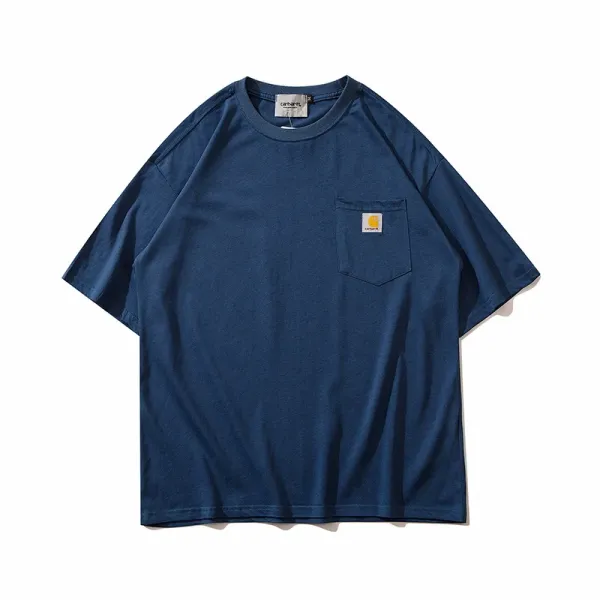 Carhartt Work In Progress Carhartt WIP Arch Logo Navy T-Shirt T-Shirts - 13