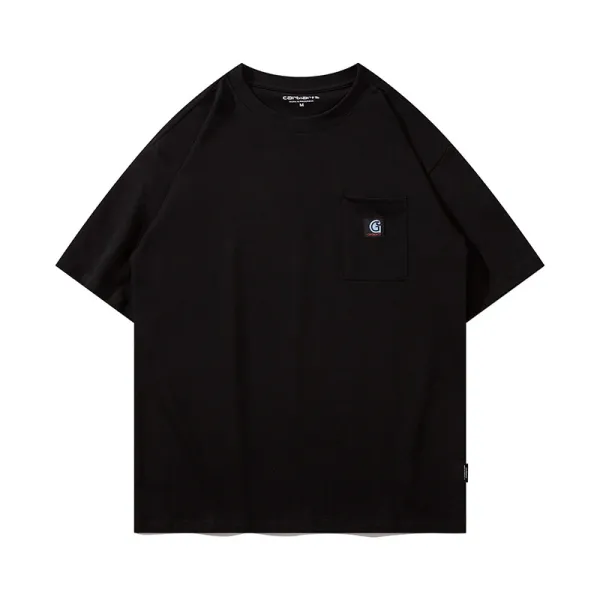 Carhartt Work In Progress Carhartt WIP Arch Logo Navy T-Shirt T-Shirts - 37