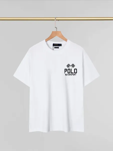 Polo Ralph Lauren Motorsport Graphic T-Shirt White - 1