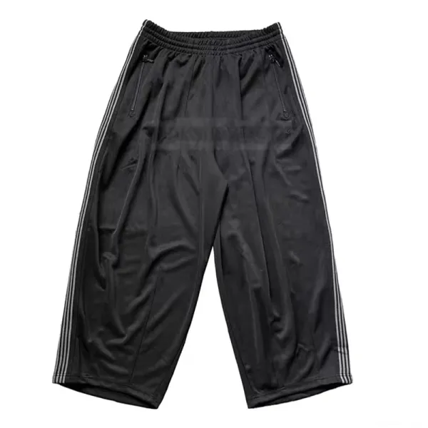 Purple Brand Track Pants Black with Purple Stripes Sweatpants - 33