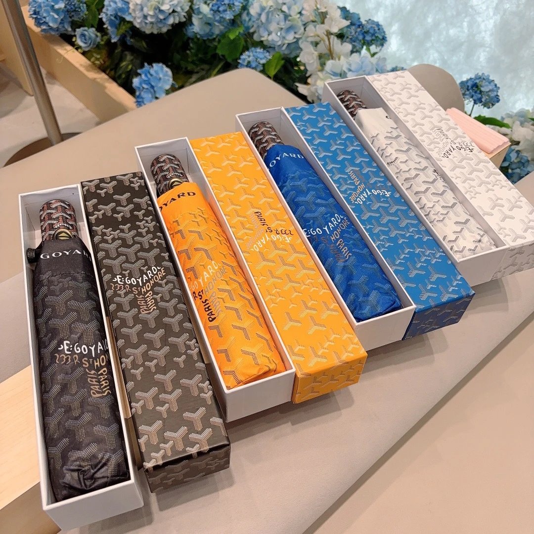 Goyard Signature Monogram Folding Umbrella
