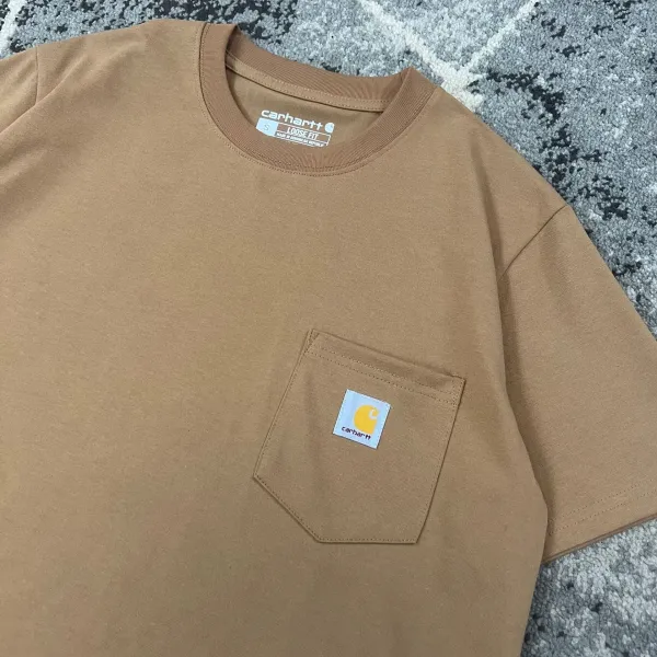 Carhartt Work In Progress Carhartt WIP Pocket T-Shirt Light Blue T-Shirt T-Shirts - 43