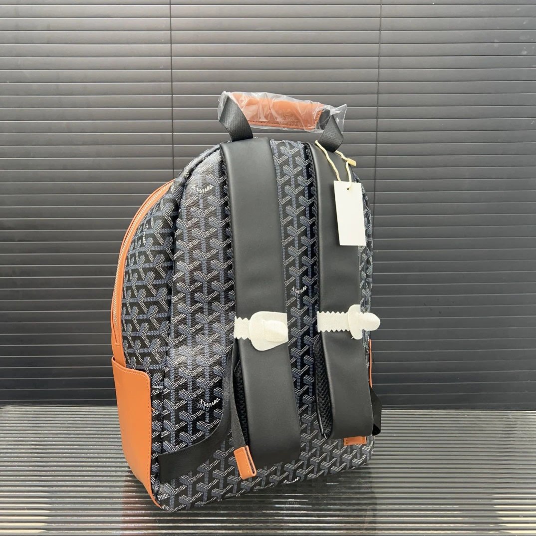 Goyard Saint Louis Backpack Green Chevron Pattern - 8
