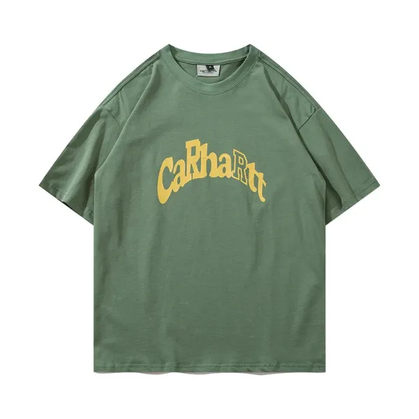 Carhartt Work In Progress Carhartt WIP Arch Logo Navy T-Shirt T-Shirts - 55